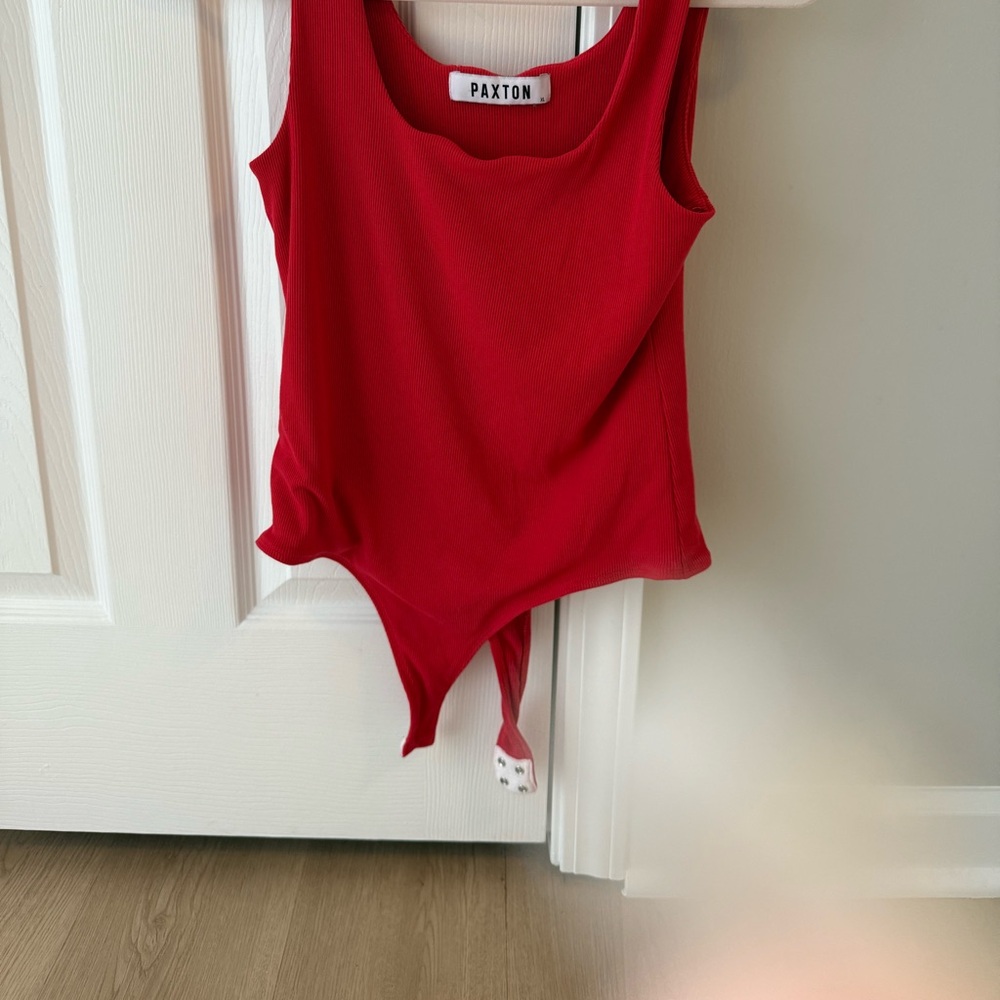 Paxton Red Bodysuit